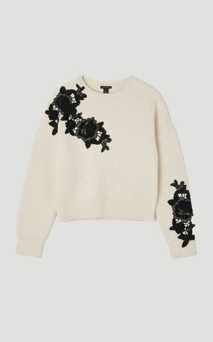 Lace Embellished Cosy Jumper - Image 4