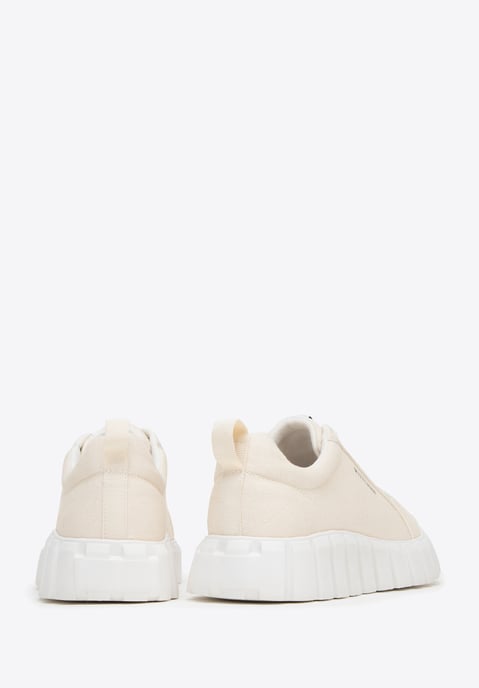 Wittchen Dames Platform Sneakers Lichtbeige Textielmateriaal - Image 3