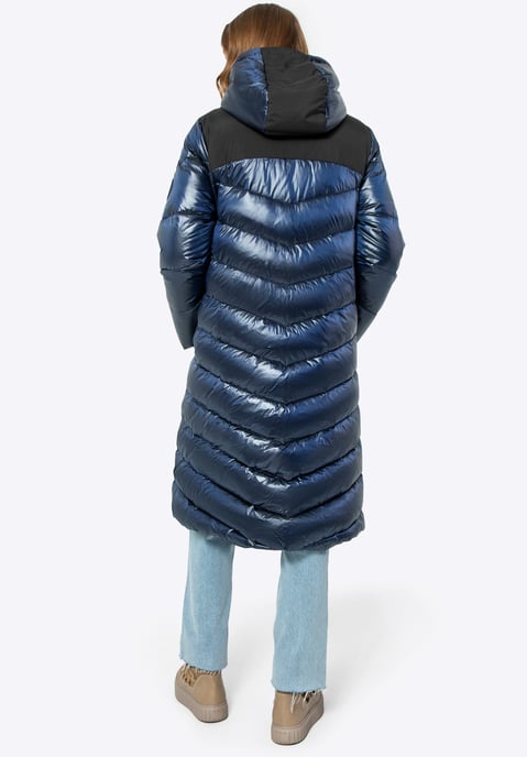 Wittchen Women's Quilted Down Coat Navy Blue Navy Blue Nylon - Image 3