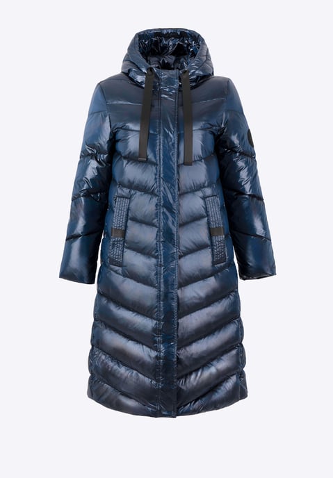 Wittchen Women's Quilted Down Coat Navy Blue Navy Blue Nylon - Image 5