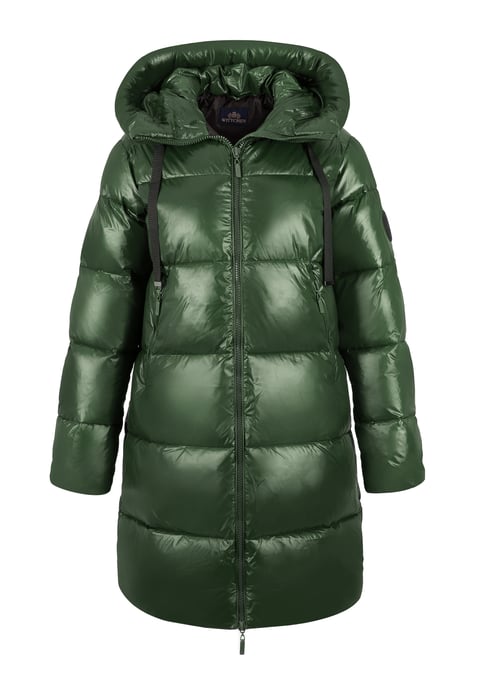Wittchen Women's Oversized Quilted Coat Green Nylon - Image 6