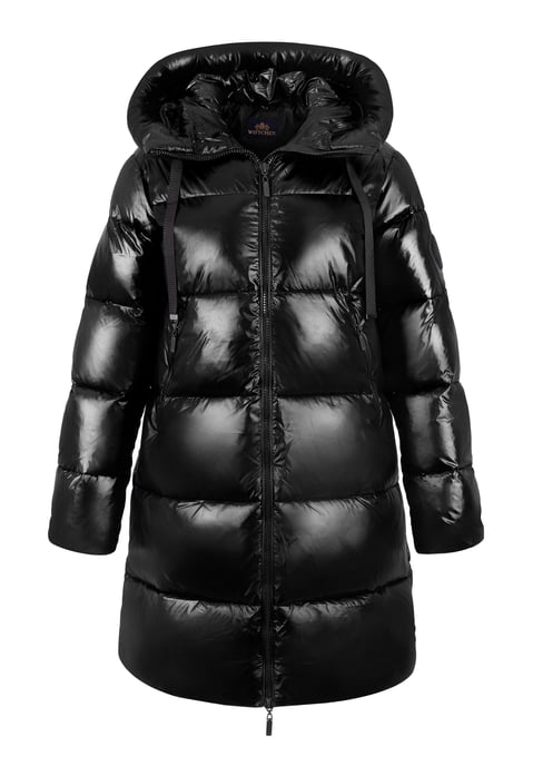 Wittchen Women's Oversized Quilted Coat Black Nylon - Image 6
