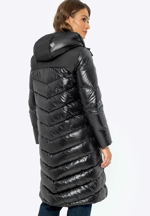Wittchen Women's Quilted Down Coat Black Nylon - Image 3