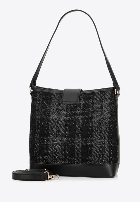 Wittchen Dames Bouclé Stoffen Tas Zwart Polyester - Image 2