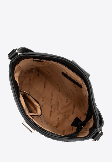 Wittchen Dames Bouclé Stoffen Tas Zwart Polyester - Image 3