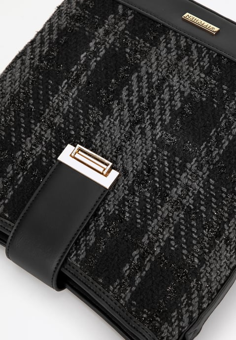 Wittchen Dames Bouclé Stoffen Tas Zwart Polyester - Image 4