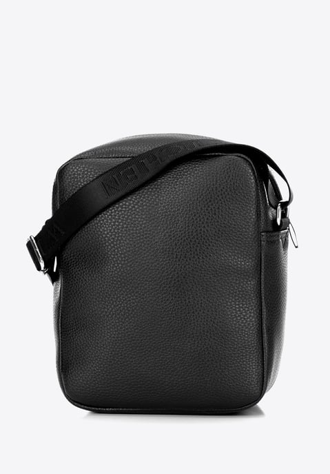 Wittchen Men's Small Messenger Bag in Black Eco-leather - Image 2