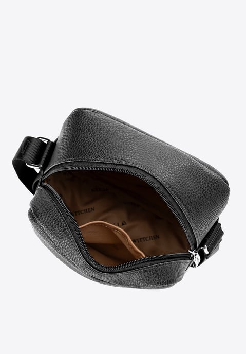 Wittchen Men's Small Messenger Bag in Black Eco-leather - Image 3