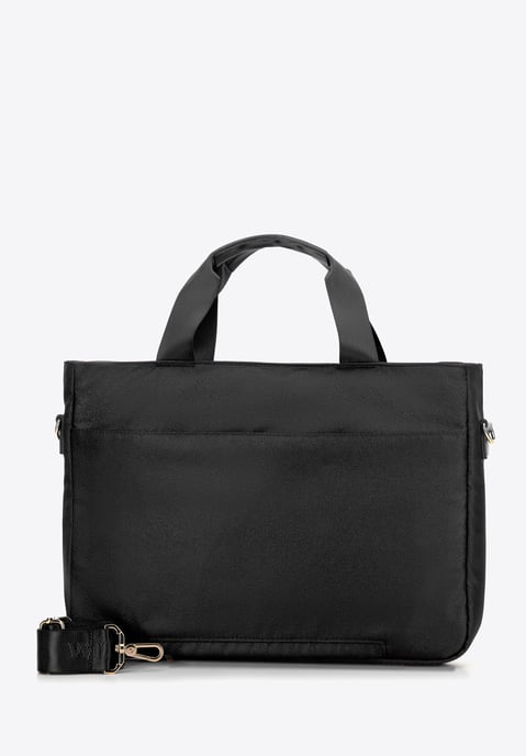 Wittchen Dames 14" Laptoptas met Quilting, Zwart - Image 1