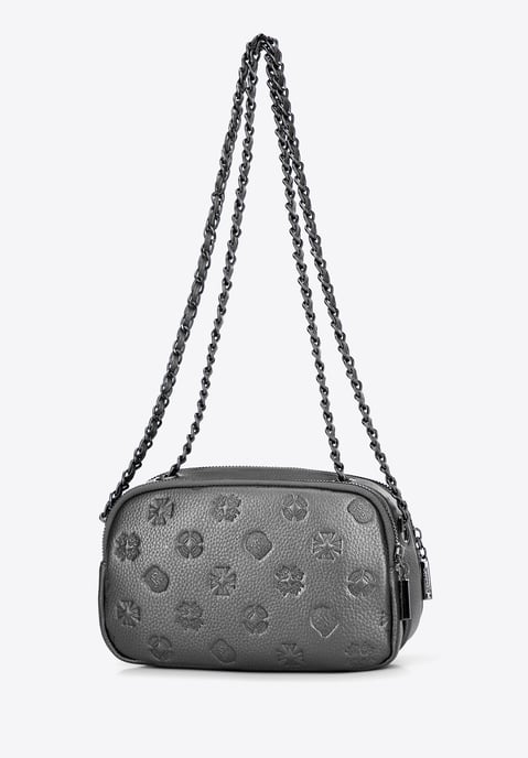 Wittchen Dames Leren Crossbody Tas met Zilveren Ketting - Image 2