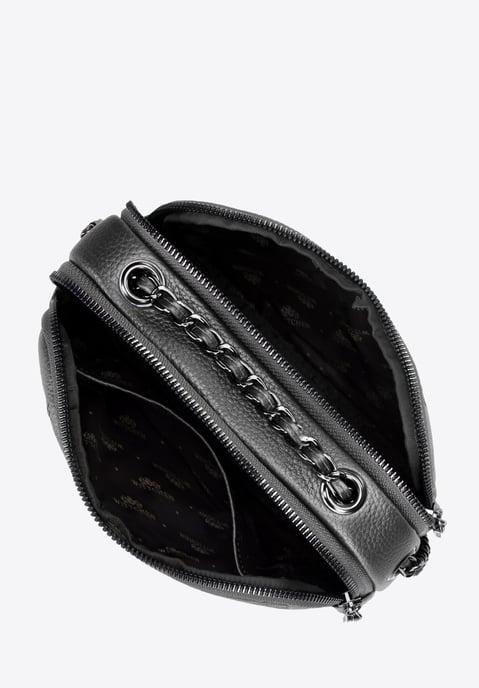 Wittchen Dames Leren Crossbody Tas met Zilveren Ketting - Image 3