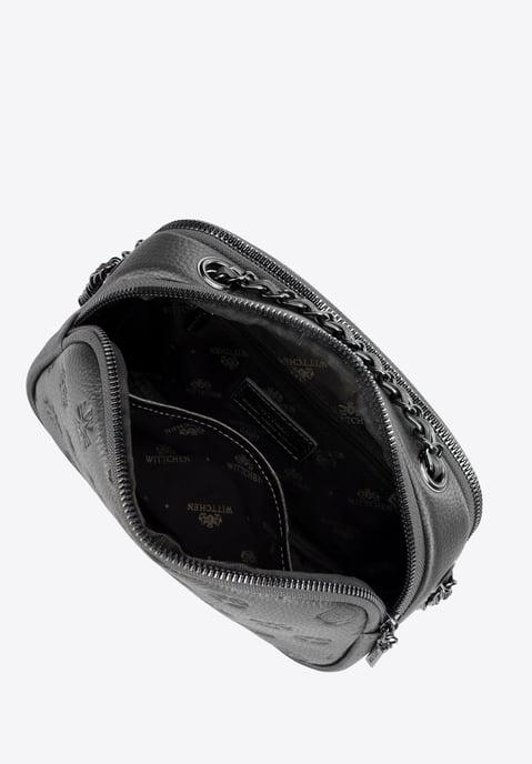 Wittchen Dames Leren Crossbody Tas met Zilveren Ketting - Image 4