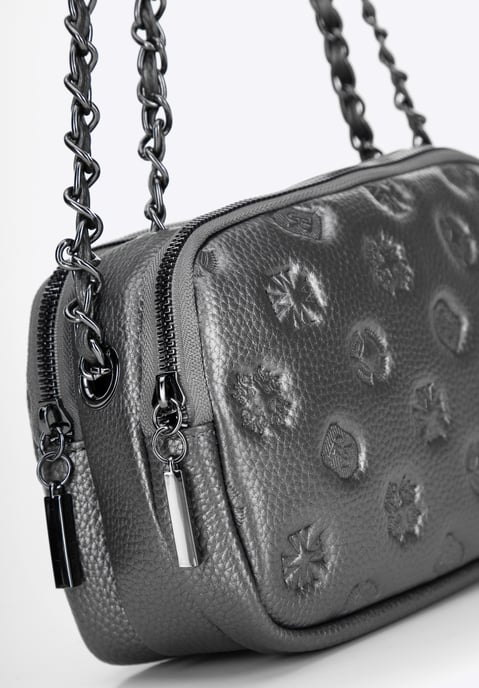 Wittchen Dames Leren Crossbody Tas met Zilveren Ketting - Image 5