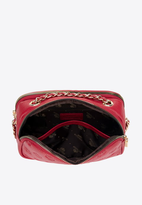 Wittchen Dames Leren Crossbody Tas met Ketting, Framboos, Natuurlijk Leer - Image 4