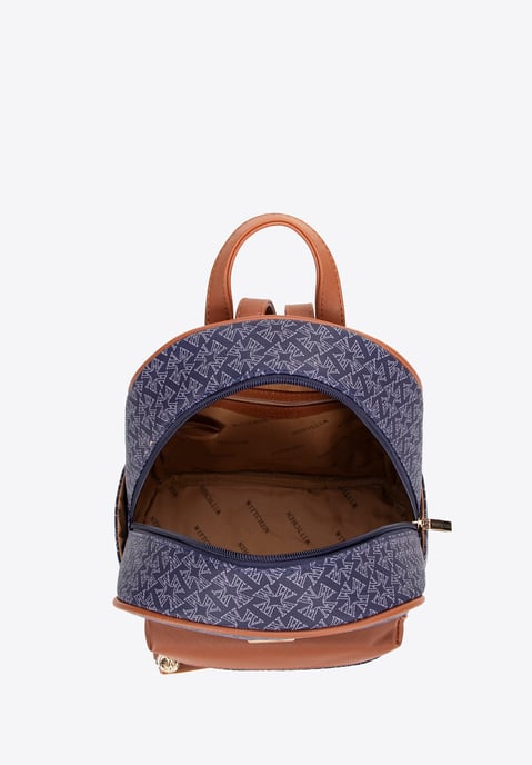 Wittchen Women's Backpack with Eco-leather and Tassel Navy Blue Navy Blue Eco-le - Image 2