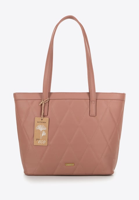 Wittchen Dames shopper van eco-leer met stiksel - Image 2