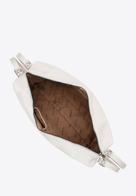 Wittchen Dames shopper met decoratieve banden, gebroken wit, eco-leer - Image 3
