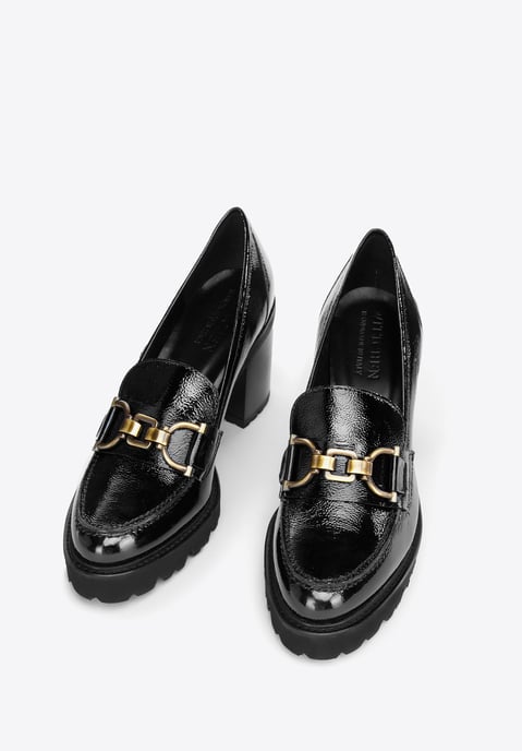 Wittchen Dames Patent Leather Pumps met Gesp Zwart Patent Leather - Image 1