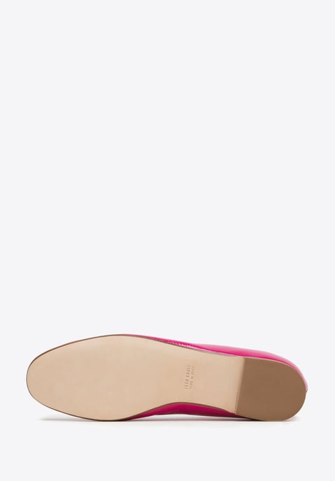 Wittchen Dames mocassins van lakleer met decoratieve gesp, roze - Image 6