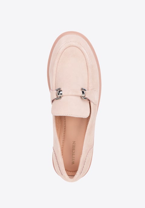 Wittchen Dames Suède Loafers met Gesp Roze - Image 5
