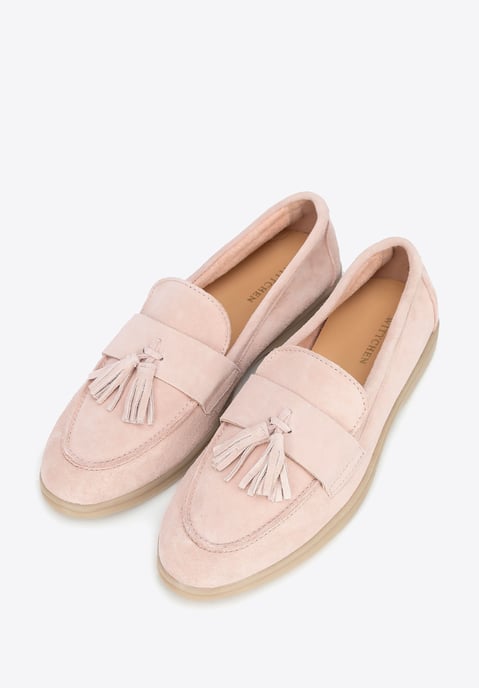 Wittchen Dames Suède Loafers met Kwastje Roze - Image 2