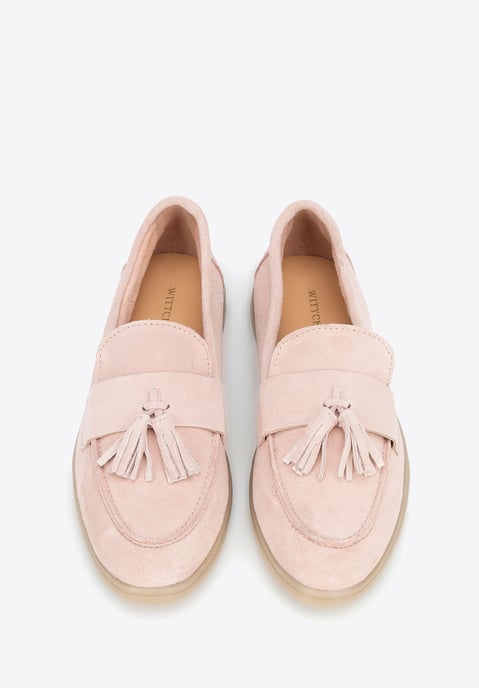 Wittchen Dames Suède Loafers met Kwastje Roze - Image 3