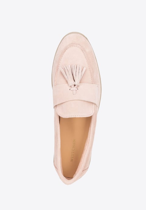 Wittchen Dames Suède Loafers met Kwastje Roze - Image 5