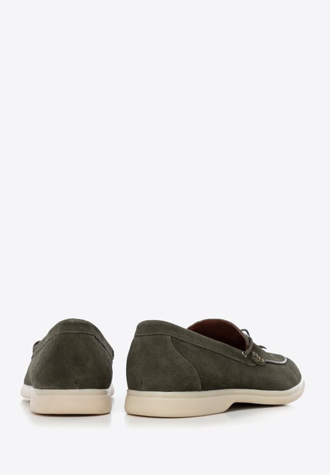 Wittchen Heren Groene Suède Mocassins - Image 4