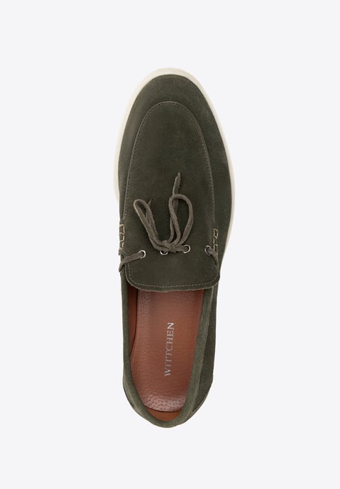 Wittchen Heren Groene Suède Mocassins - Image 5