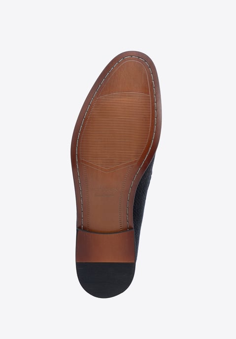 Wittchen Heren zwarte kwastloafers, echt leer - Image 6