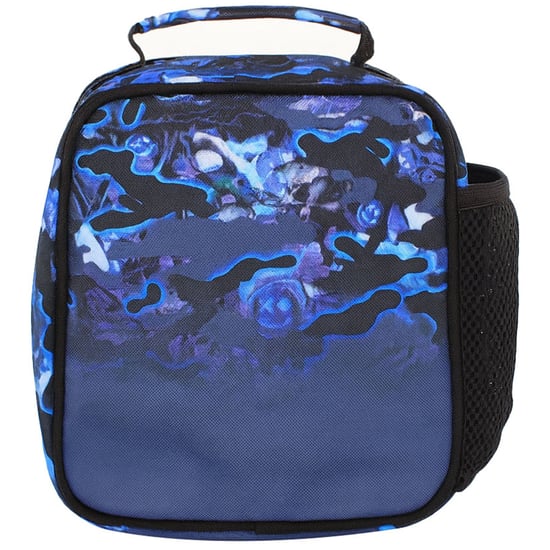 Hype Shark Smile Camo Fade Kids Blue Lunch Bag - Image 2