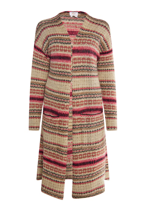 usha Gebreid vest Dames Beige Veelkleurig - Image 1