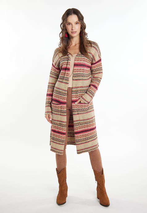 usha Gebreid vest Dames Beige Veelkleurig - Image 2