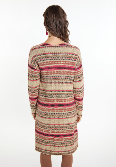 usha Gebreid vest Dames Beige Veelkleurig - Image 4