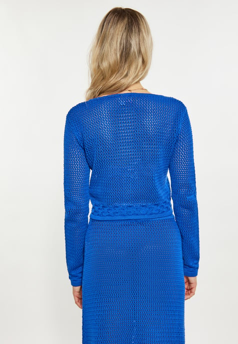 IZIA Vest Dames kobalt blauw - Image 5