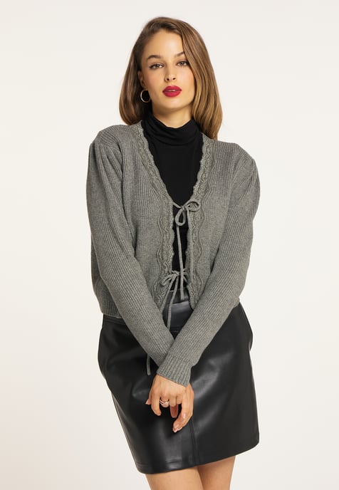 Faina Vest Dames grijs melange - Image 3