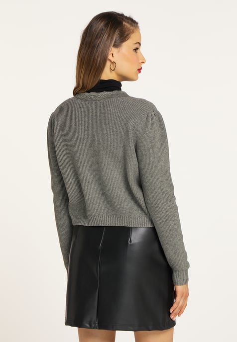 Faina Vest Dames grijs melange - Image 4