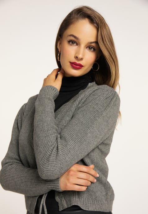 Faina Vest Dames grijs melange - Image 5