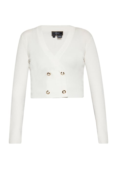 Faina Vest Dames wolwit - Image 1