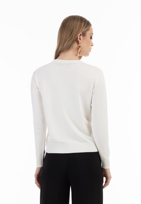 Faina Cardigan women off-white - Image 4
