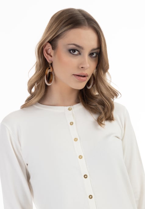 Faina Cardigan women off-white - Image 5