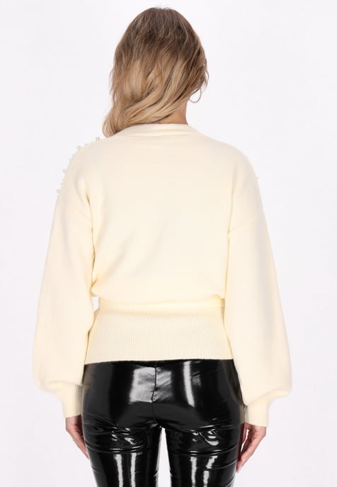 Faina Vest Dames wolwit - Image 4