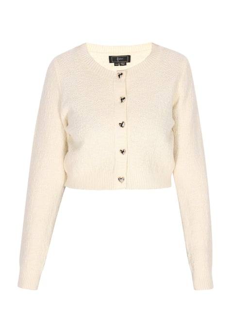 Faina Vest Dames wolwit - Image 1