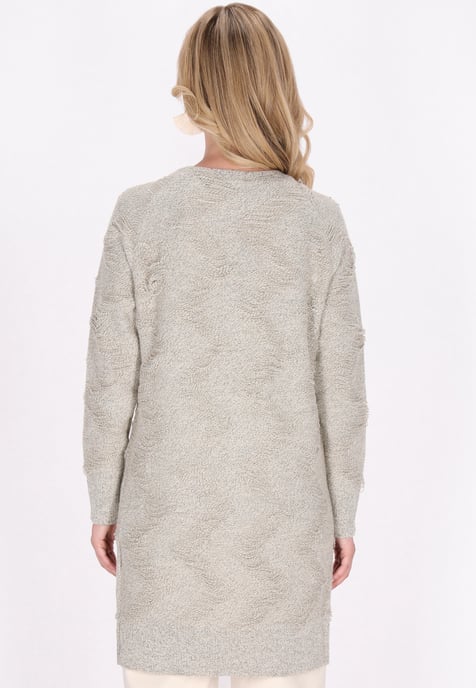 usha Vest Dames Lichtbeige gemêleerd - Image 4