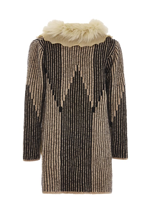 Faina Vest Dames beige/ zwart - Image 2