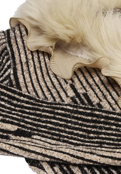 Faina Vest Dames beige/ zwart - Image 3