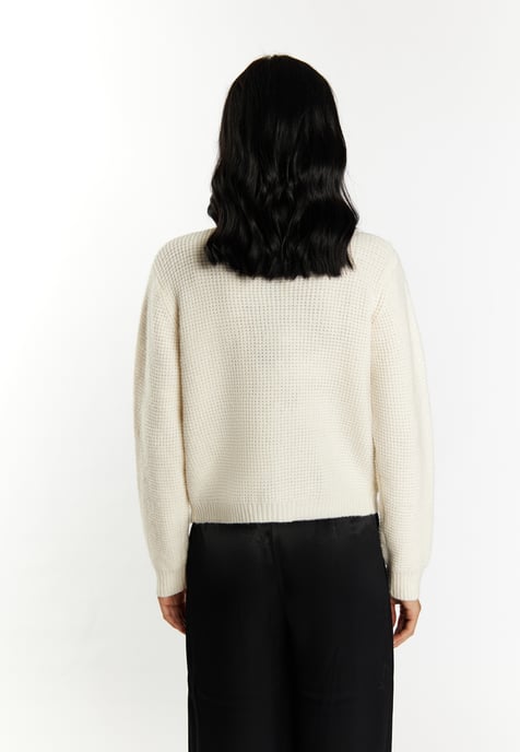 Faina Cardigan women off-white - Image 4