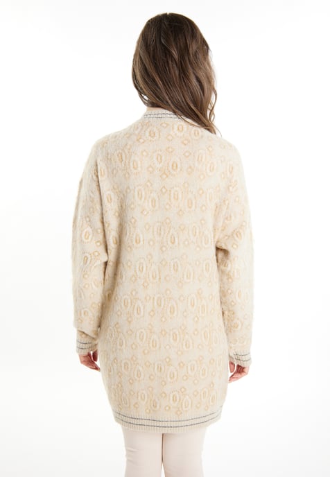 usha Gebreid vest Dames Beige Veelkleurig - Image 4