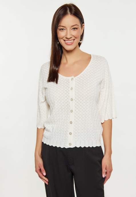 usha Vest Dames wolwit - Image 3