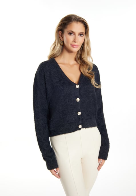 Faina Cardigan women black - Image 3
